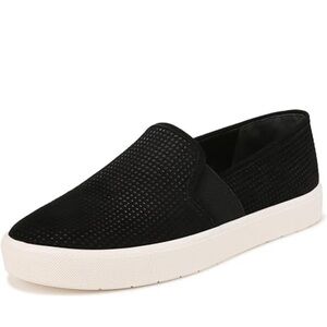 Steve Madden Black and White Slip-On Sneakers